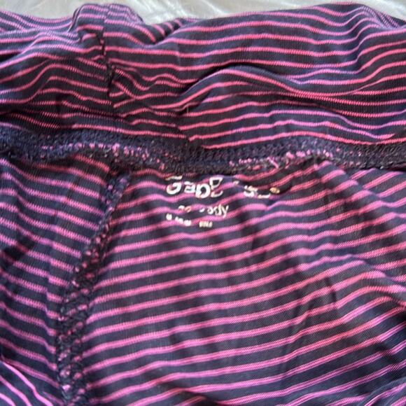 GAP Body Navy and Purple Striped PJ Pants - Picture 3 of 5